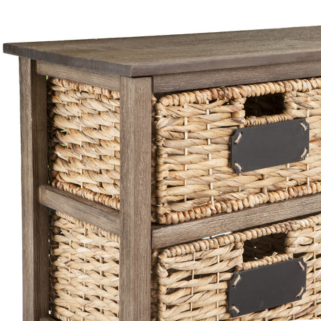 Cortinella Coastal 6-Drawer Storage