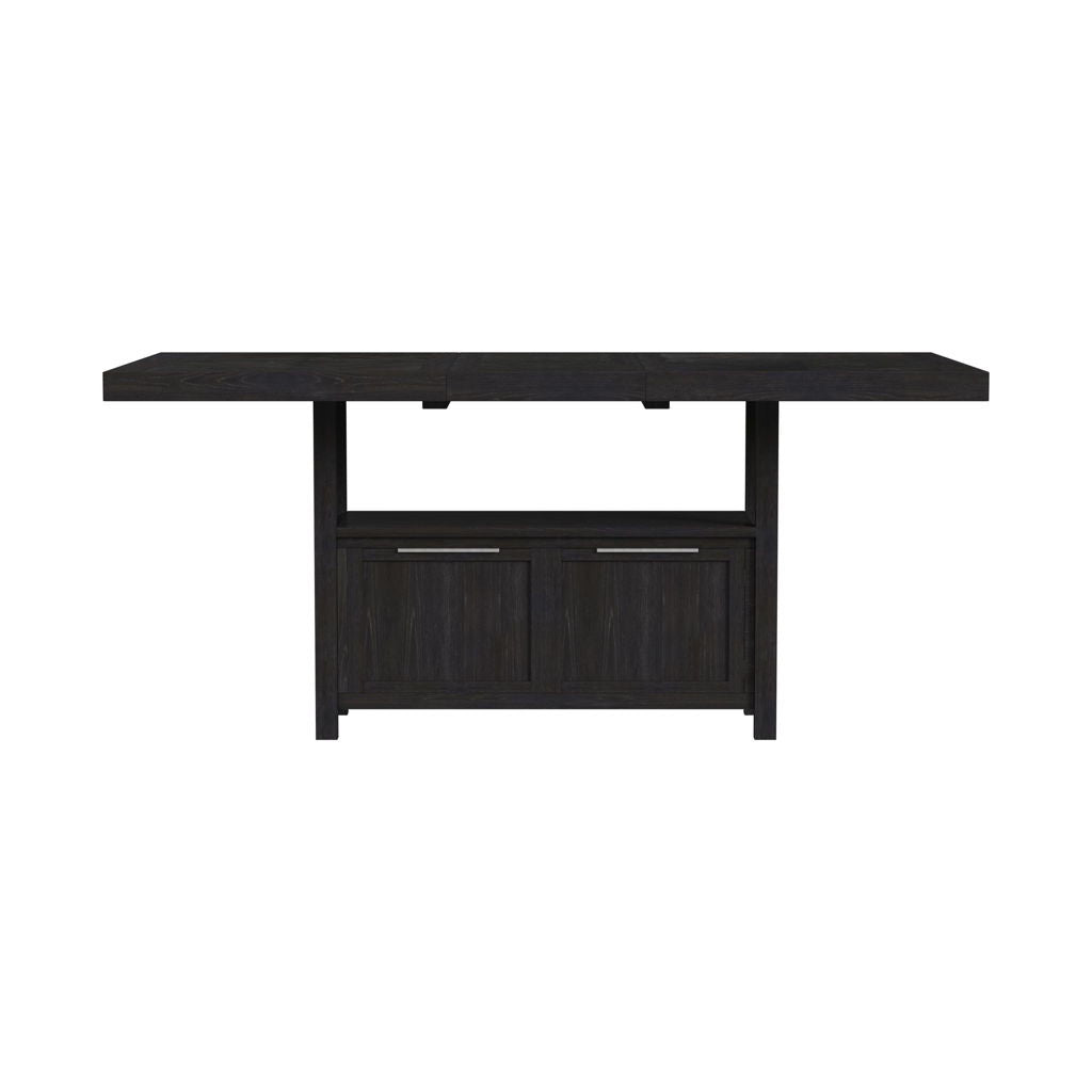 Transcend - Counter Table With Leaf - Charcoal