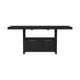 Transcend - Counter Table With Leaf - Charcoal