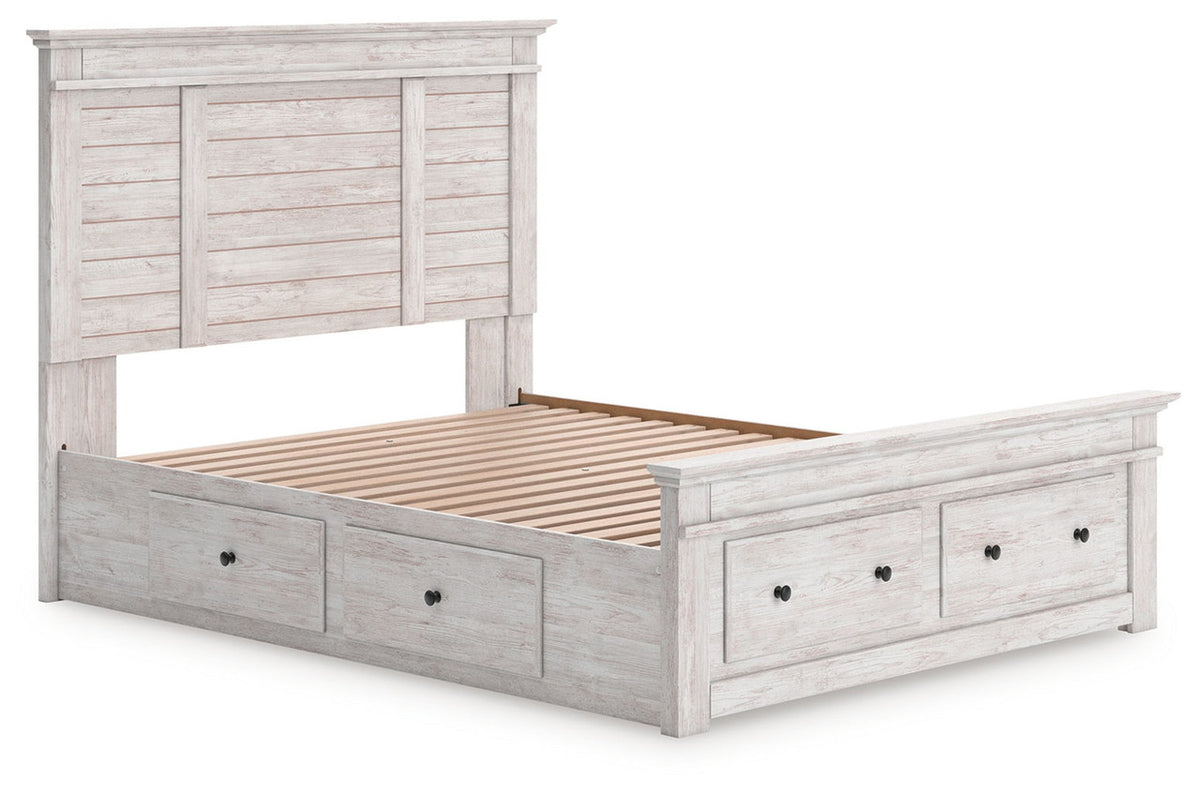 Makidern - Panel Storage Bed