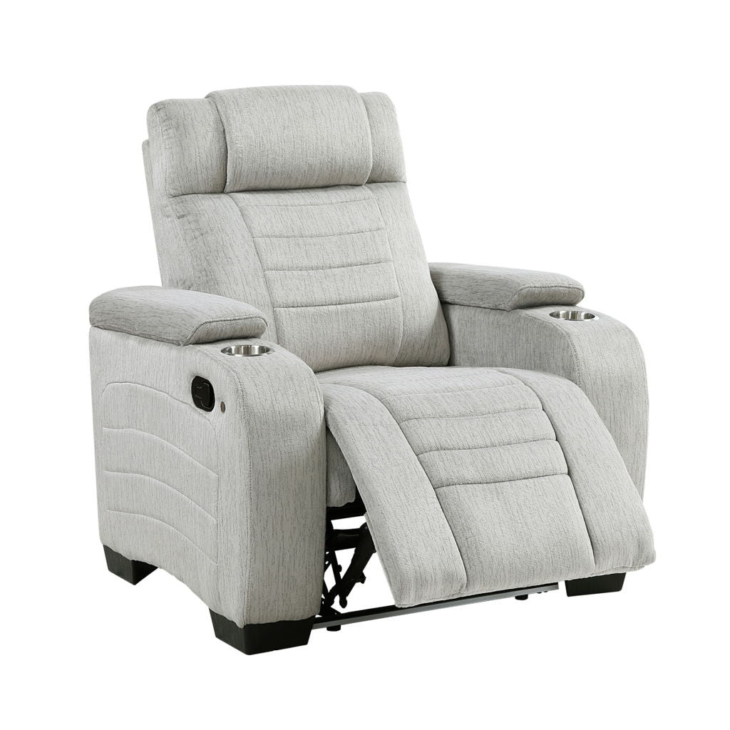 Ronan - Reclining Chair - Gray