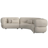 Four Seasons - Sectional Set With 6 Pillows - Camel