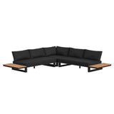 Cabana - Three Piece Outdoor Living Set - Black