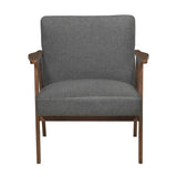 Omara - Accent Chair Dark Brown Base