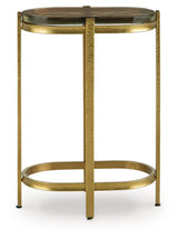 Porterville - Accent Table - Gold Finish