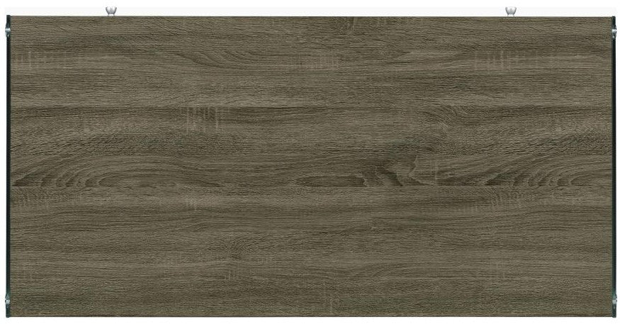 AITZA Gray 47" Wide Glossy White Writing Desk