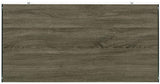 AITZA Gray 47" Wide Glossy White Writing Desk