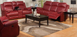 Albert Red Reclining Loveseat
