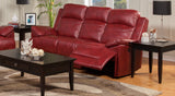 Albert Red Reclining Sofa