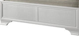 ALTANA White Bed with LED Lights