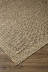 ALVEN 5' x 8' Beige/Brown Rug