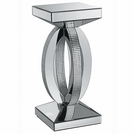AMAYA Mirrored 12" Wide End Table