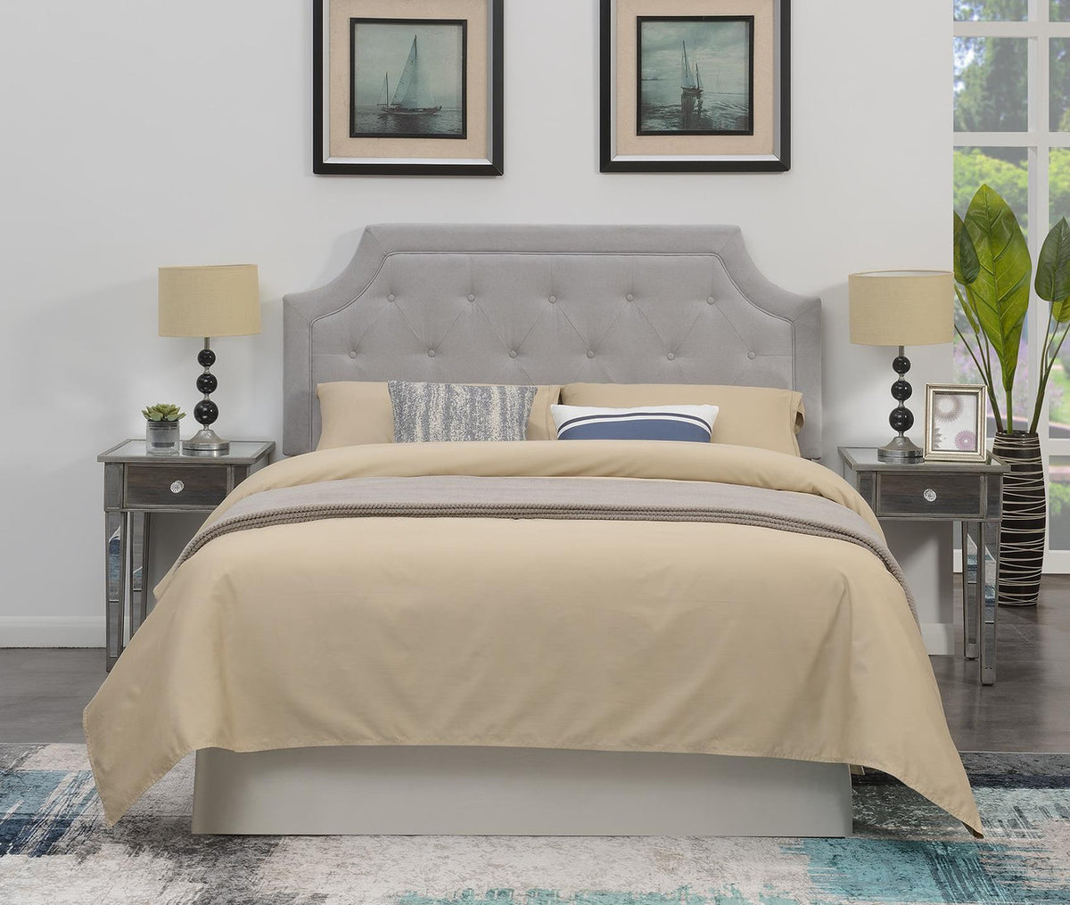 AMELIA Gray Headboard