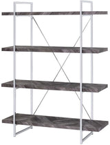 ANDA Dark Gray 47 inch wide Bookcase