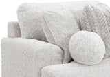 ANDROMEDA Arctic-Fox Luxury Plush 156" x 113" Sectional with Chaise