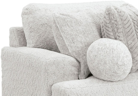 ANDROMEDA Arctic-Fox Luxury Plush 156" x 113" Sectional with Chaise