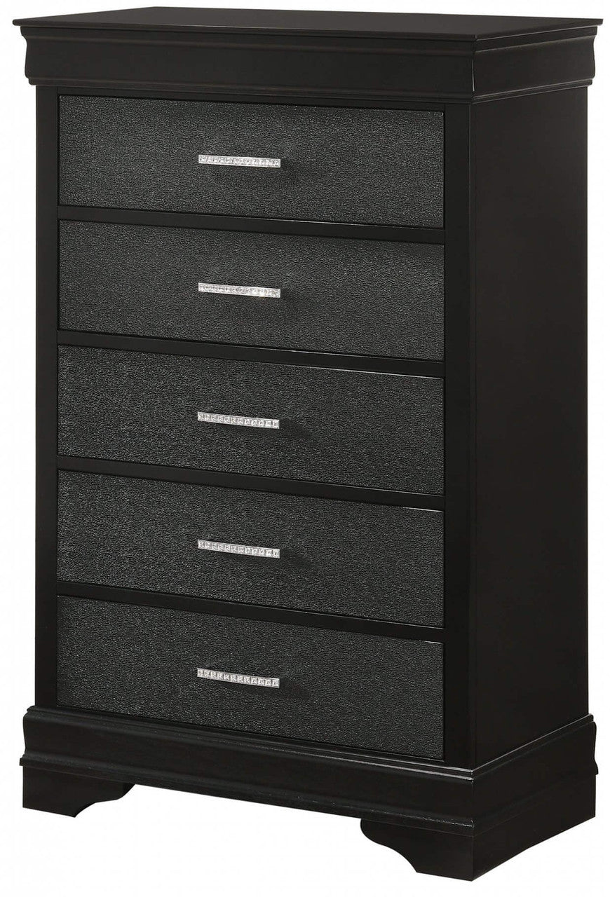 ANITA Black 5 Piece Bedroom