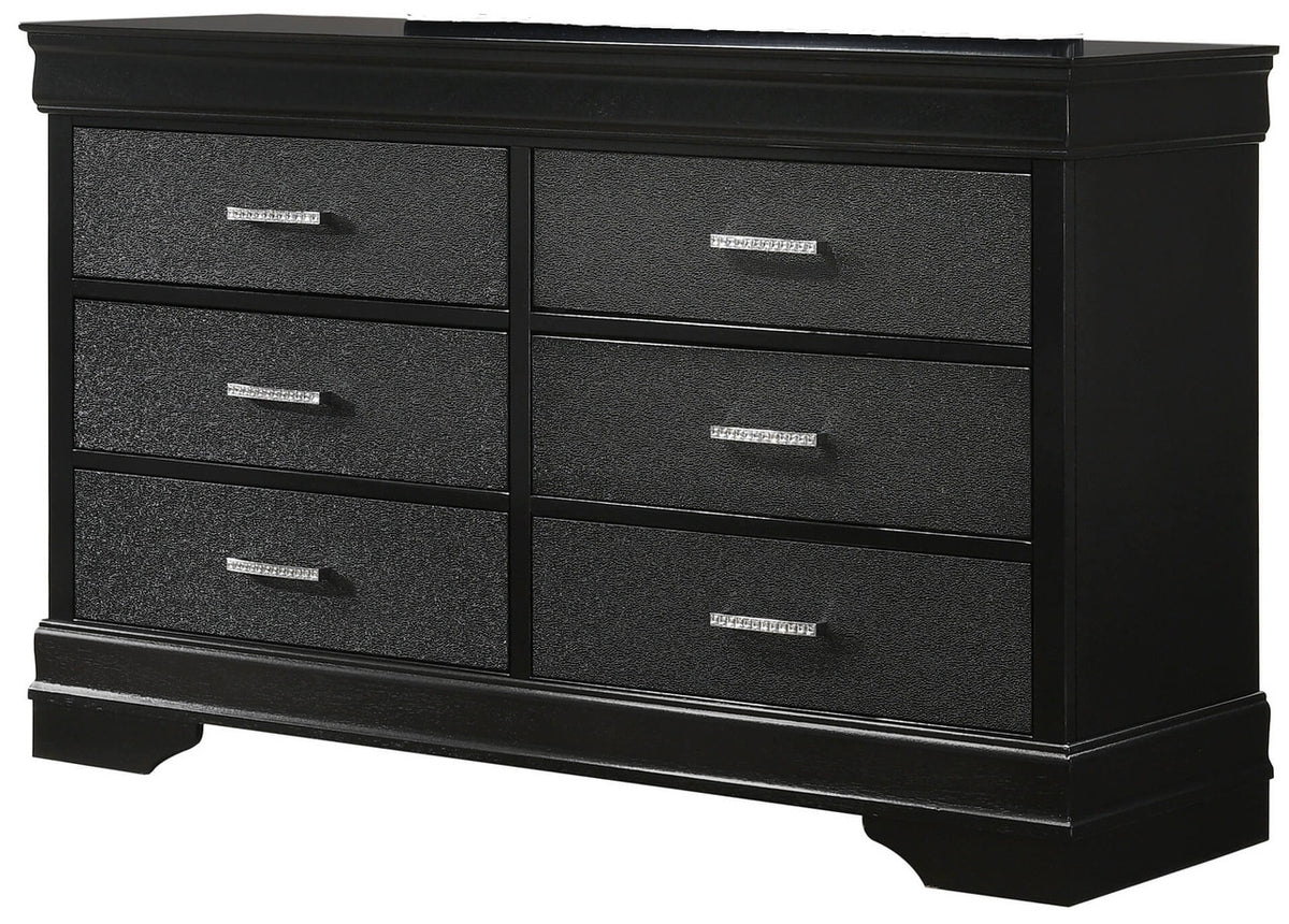 ANITA Black 5 Piece Bedroom