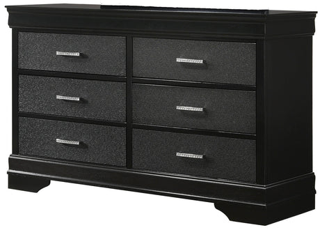 ANITA Black 5 Piece Bedroom