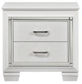 ANNIE White LED Lighted Bedroom set