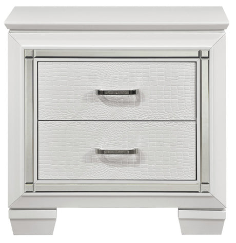 ANNIE White LED Lighted Bedroom set