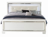 ANNIE White LED Lighted Bedroom set