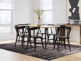 Arkansas Dining Table and 6 Chairs