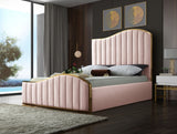 ATHENA Pink & Gold Velvet Bed