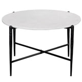 Loxie - 3-Piece Table Set (Cocktail Table, 2 End Tables) - White / Black