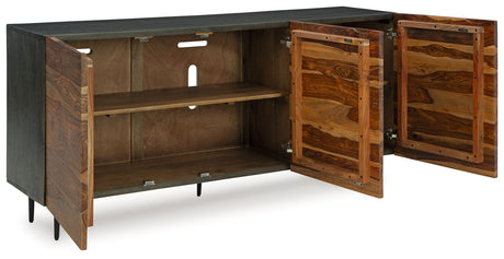 Darrey - Accent Cabinet - Natural / Brown