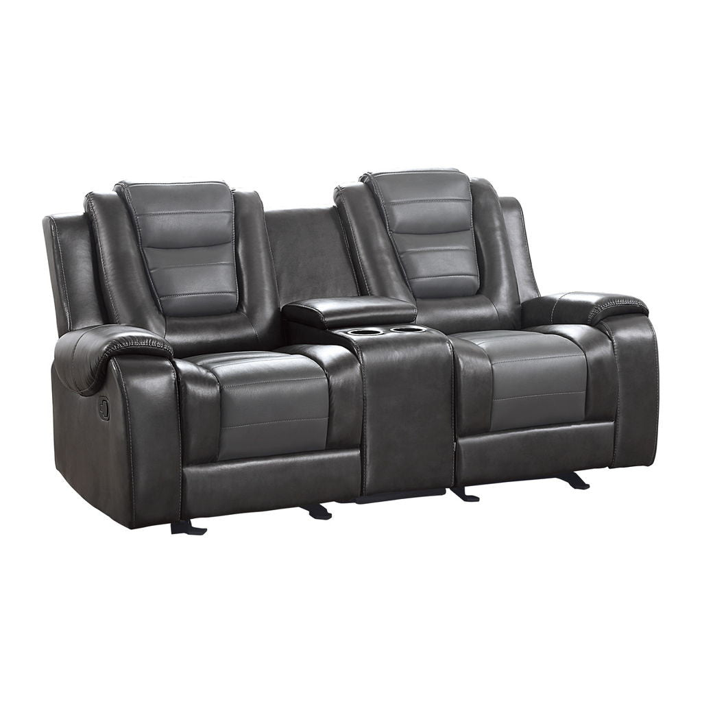 Briscoe - Double Glider Reclining Loveseat With Center Console