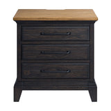 Montrose - Nightstand With Charger & Sensor Light - Espresso & Brown