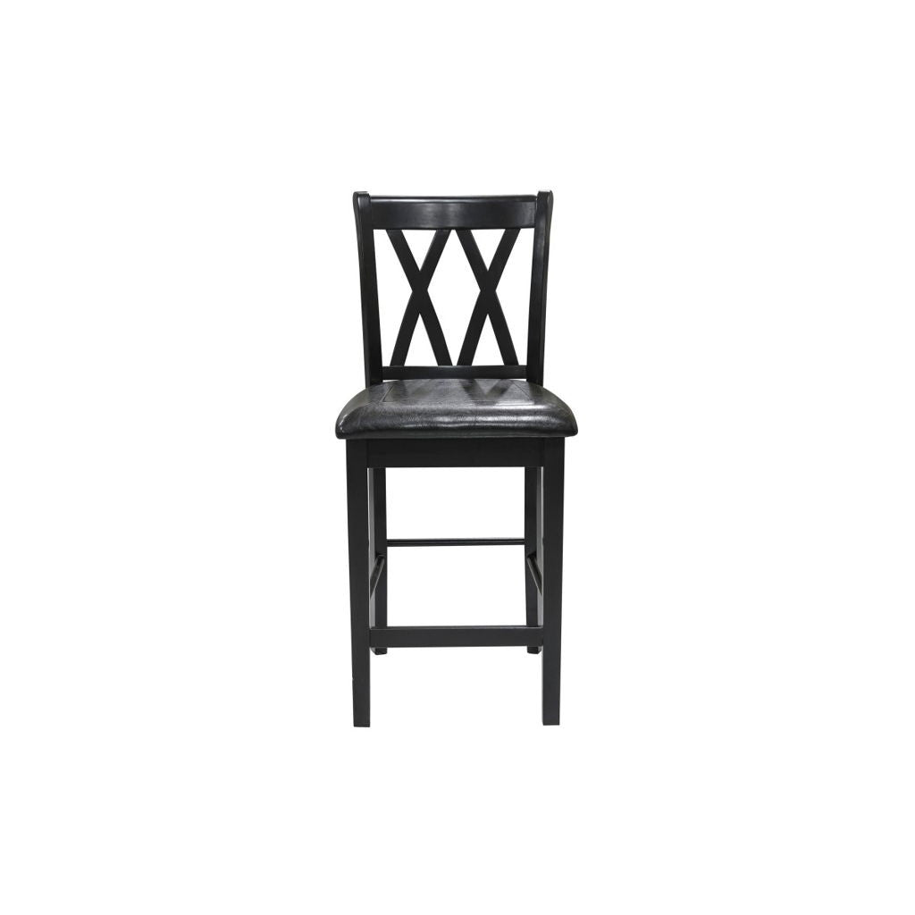Norman - 5 Piece Pack Counter Height Set - Black