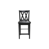 Norman - 5 Piece Pack Counter Height Set - Black