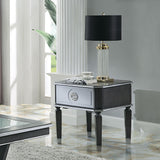 House Beatrice - End Table - Charcoal & Light Gray