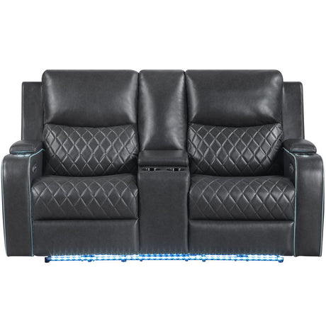 Luna - Power Console Loveseat