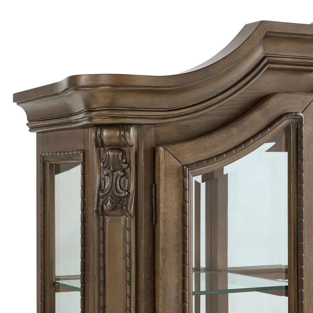 Madison Park - Server & Hutch With Led - Walnut