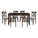 Challis - 7 Piece Pack Dinette Set - Cherry