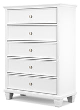 Fortman - Five Drawer Chest - White