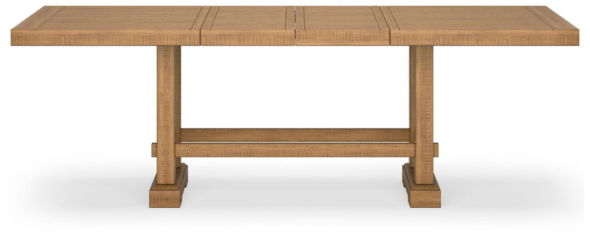 Havonplane - Rectangular Dining Room Counter Extension Table - Brown