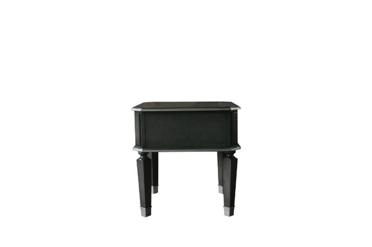 House Beatrice - End Table - Charcoal & Light Gray