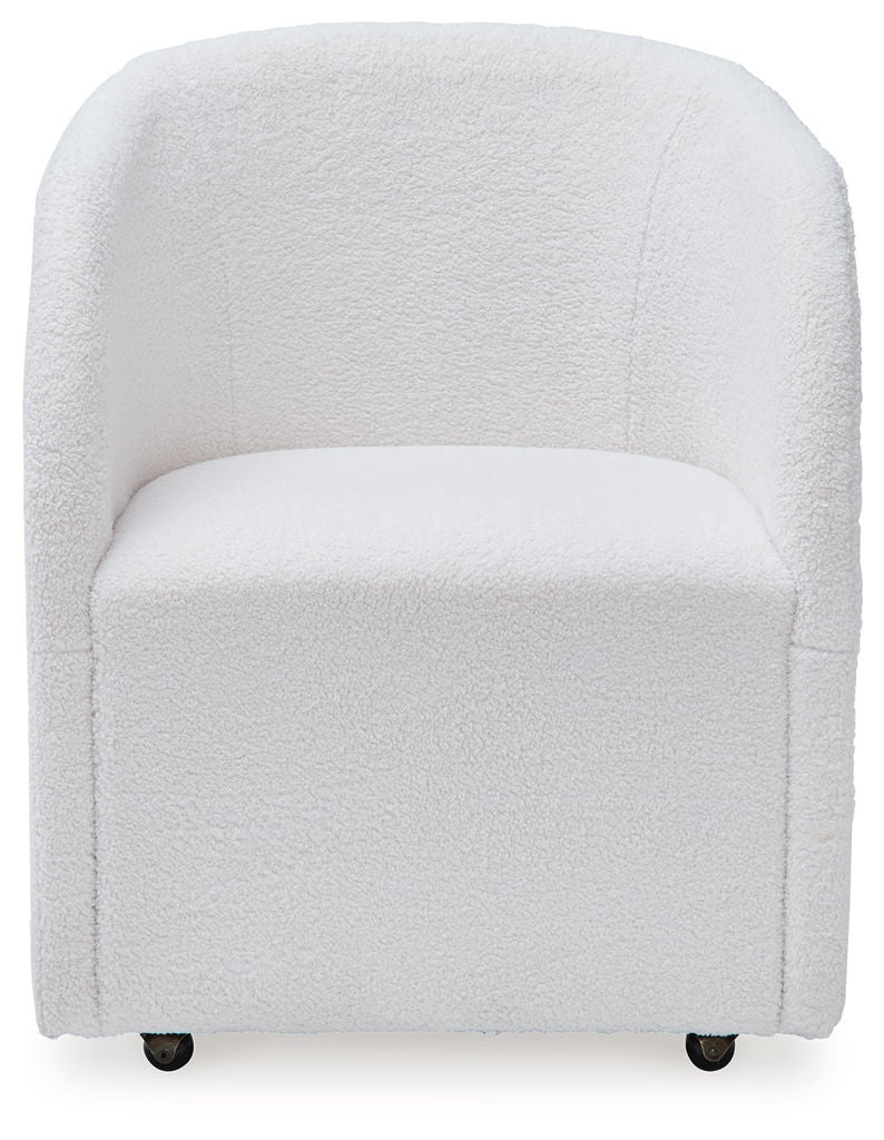 Rowanbeck - Dining Upholstered Arm Chair (Set of 2) - Ivory