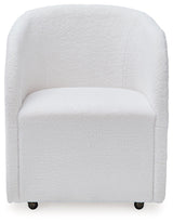 Rowanbeck - Dining Upholstered Arm Chair (Set of 2) - Ivory