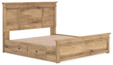 Makidern - Panel Storage Bed