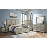 Farmington - 5 Drawer Chest - Medium Brown / Washed Stone