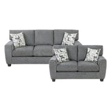 Isabel - Sofa & Loveseat - Dark Gray