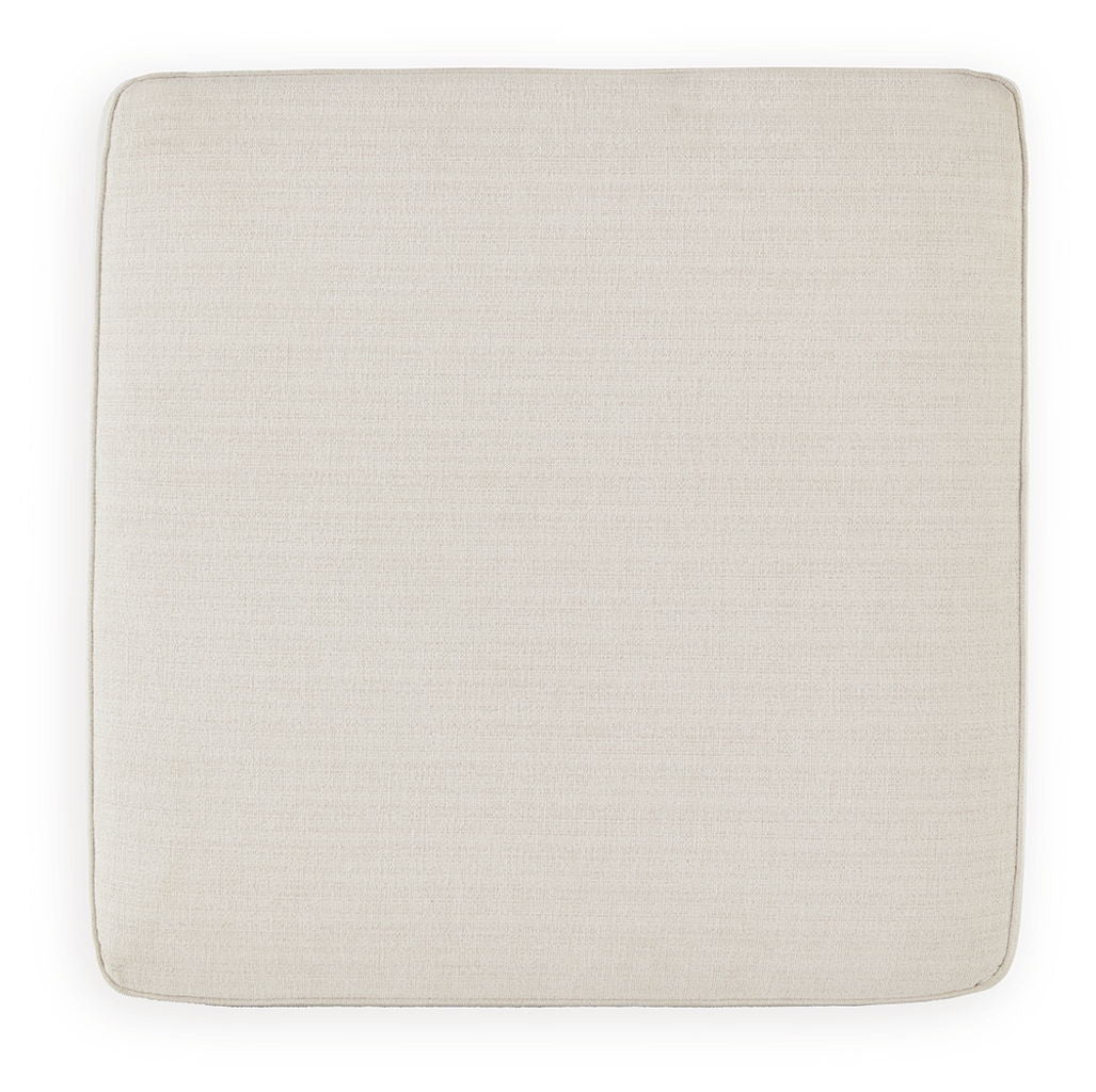 Lerenza - Oversized Accent Ottoman - Birch