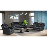 Carlo - Power Motion Loveseat With Power Headrest, Console And LED