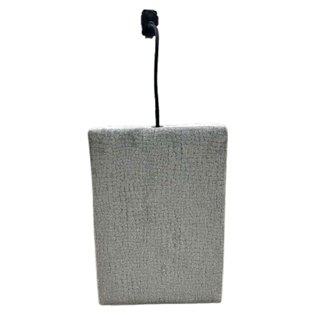 Fullar - Modular Console With Wireless Charger - Light Gary Chenille