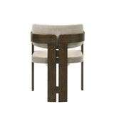 Destin - Side Chair - Light Gray Fabric & Walnut
